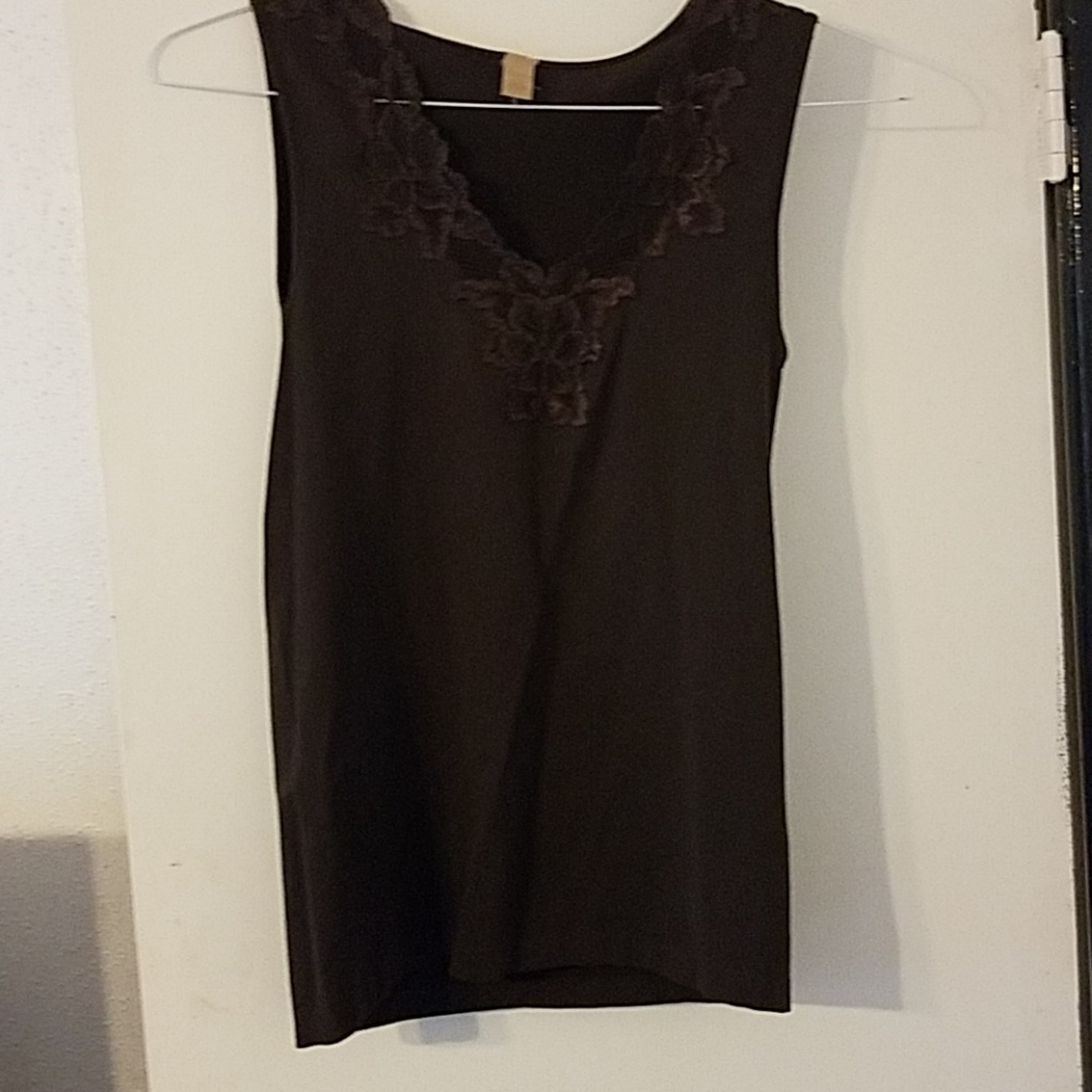 Chocolate brown tank top